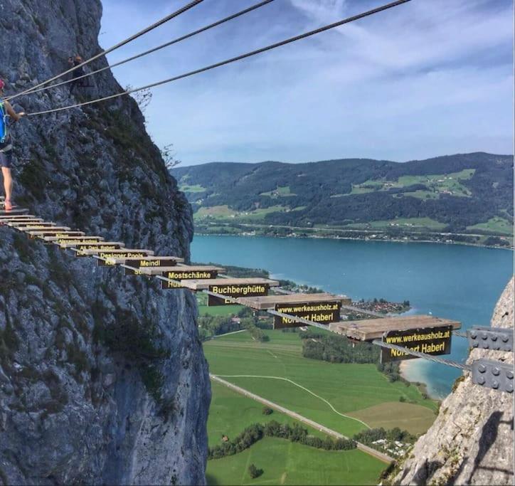 Tanjas Gemuetliches Haus Am Mondsee Innerschwand Exterior foto